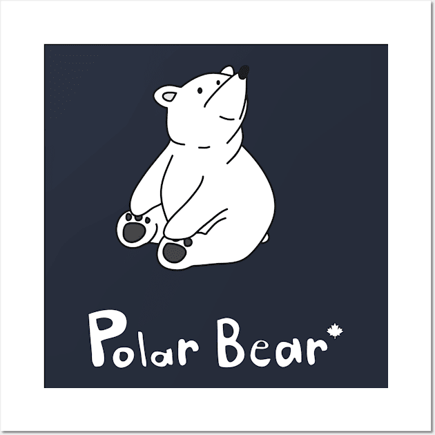 Polar Bear Wall Art by ptdoodles